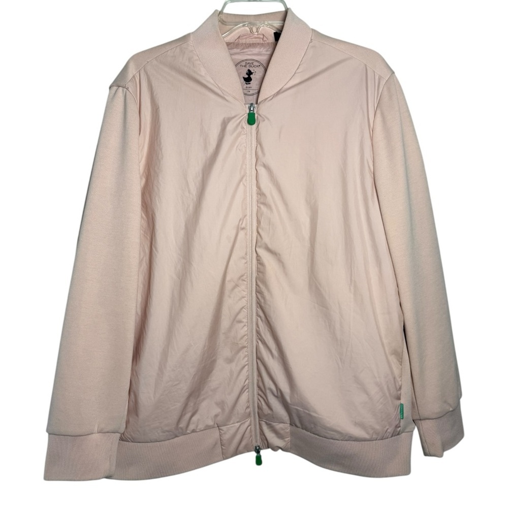 Save the Duck Refy Bomber Jacket Women’s Size 2X XXL Pink Recycled Vegan - Picture 4 of 16